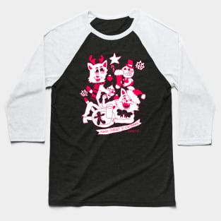 Catfriend Chrismas Lovers Baseball T-Shirt